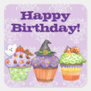 Search for pretty cupcakes stickers Purple