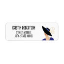 Search for illustration return address labels Girl