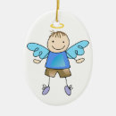 Search for angel boy ornaments Baby