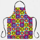 Search for fun funky aprons Colourful