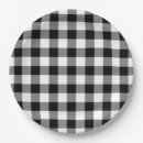 Search for white and black buffalo check plates Gingham