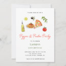 Recherche de pasta party invitations Pizza