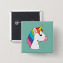 Recherche de licorne colorée badges Cheval