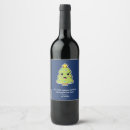 Search for funny christmas wine labels Whimsical