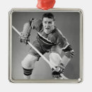 Recherche de hockey ornements Noir et blanc
