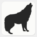 Search for wolf silhouette stickers Animal