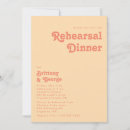 Recherche de orange rehearsal dinner invitations Pour elle