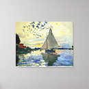Recherche de voiliers toiles Claude monet