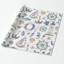 Search for coastal wrapping paper Nautical