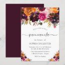 Search for orange quinceanera invitations Autumn