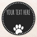 Recherche de empreinte patte chien dessous de verres Animal
