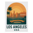 Recherche de los angeles vintage posters De voyage vintage