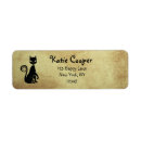 Recherche de cat return address labels Silhouette