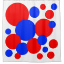 Search for red polka dots shower curtains Circles