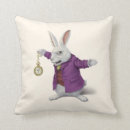 Recherche de lapin blanc coussins Le pays des merveilles