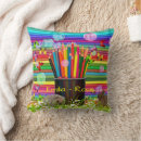 Recherche de crayon de couleur coussins Coloré