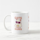 Search for cats make me happy mugs Kitty