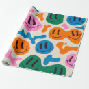 Search for faces wrapping paper Retro