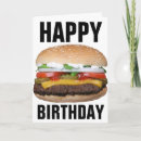 Search for cheeseburger birthday cards Funny