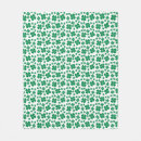 Recherche de shamrock couvertures plaids Blanc