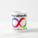 Search for autism spectrum disorder mugs Neurodiversity