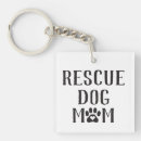 Search for rescued dog keychains For her