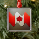 Search for canadian maple leaf ornaments White