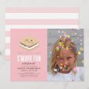 Recherche de smores anniversaire invitations Girl