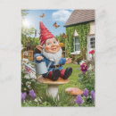 Recherche de champignons rouges cartes postales Papillon