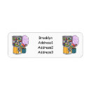 Search for cotton return address labels Candy