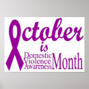 Search for domestic violence awareness posters October