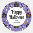 Search for purple pattern stickers Spooky