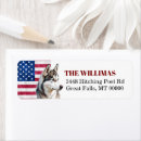 Search for america flag return address labels Stars stripes