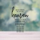 Search for heaven wedding signs Script
