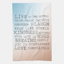 Search for inspirational quotes tea towels Watercolor