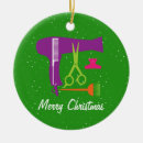 Search for hairstylist ornaments Comb