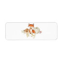 Recherche de baby fox return address labels Baby shower garçon