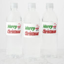 Search for christmas water bottle labels Cute