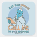 Search for eat me stickers Sesame street