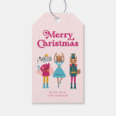 Search for nutcracker christmas gift tags Pink