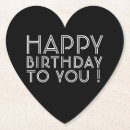 Search for heart shaped coasters Black and white