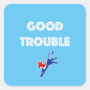 Search for trouble stickers Democrat