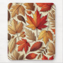Search for red fall leaves mousepads Nature