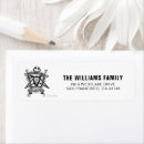 Search for nightmare return address labels Jack skellington