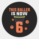 Search for 6th birthday stickers 6 years old