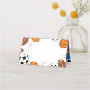 Search for sports place cards Blue