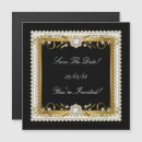 Search for gold trim invitations Jewel