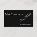 Search for security business cards Black
