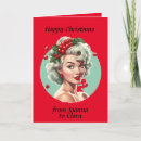 Search for pinup girl christmas cards Glamour