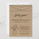 Search for 40th wedding anniversary invitations Party